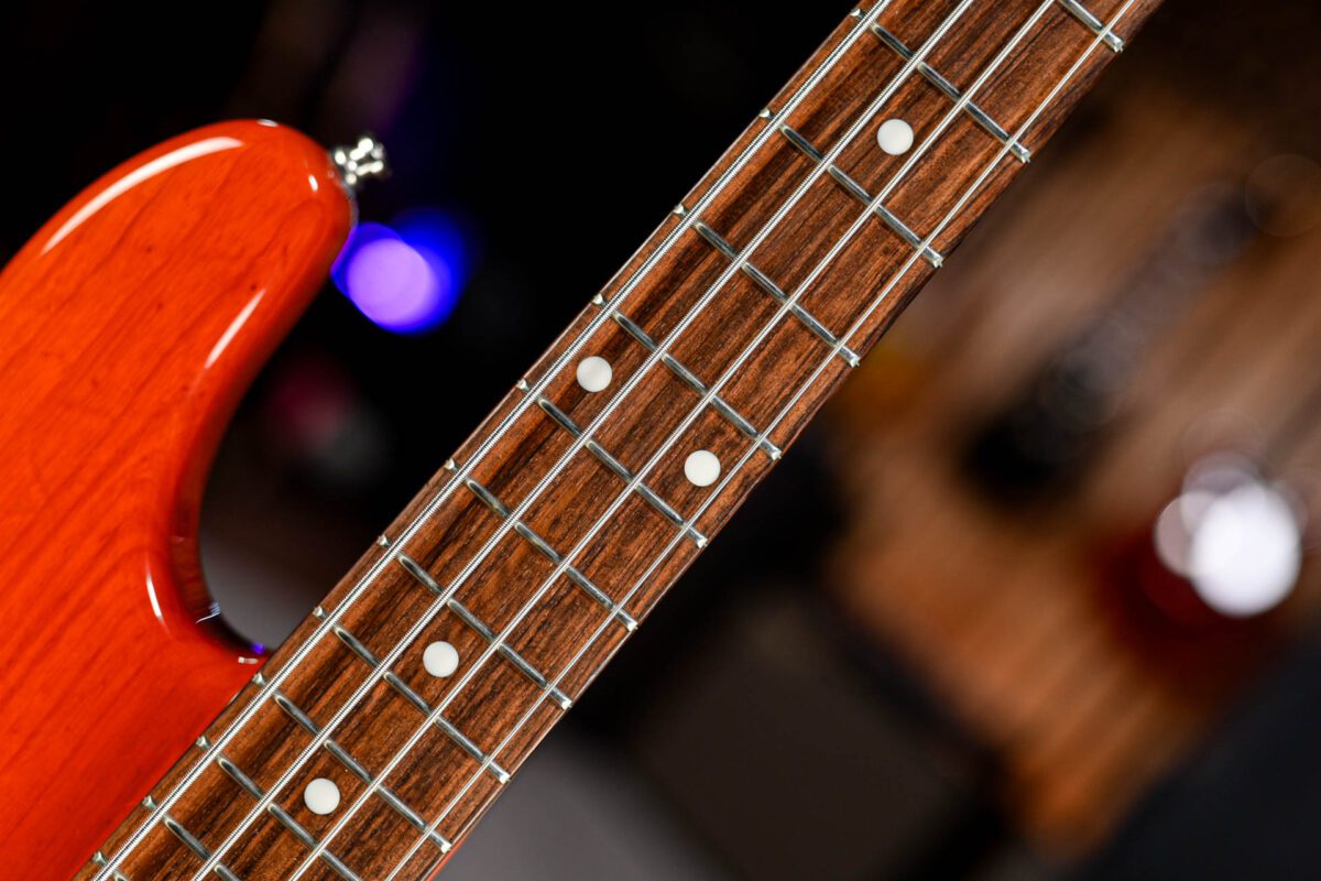 Ernie Ball Music Man Stingray in Translucent Orange - Image 5