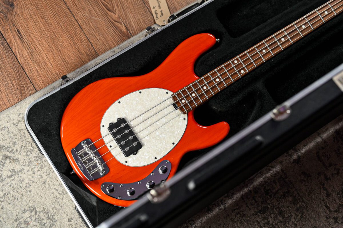 Ernie Ball Music Man Stingray in Translucent Orange - Image 2