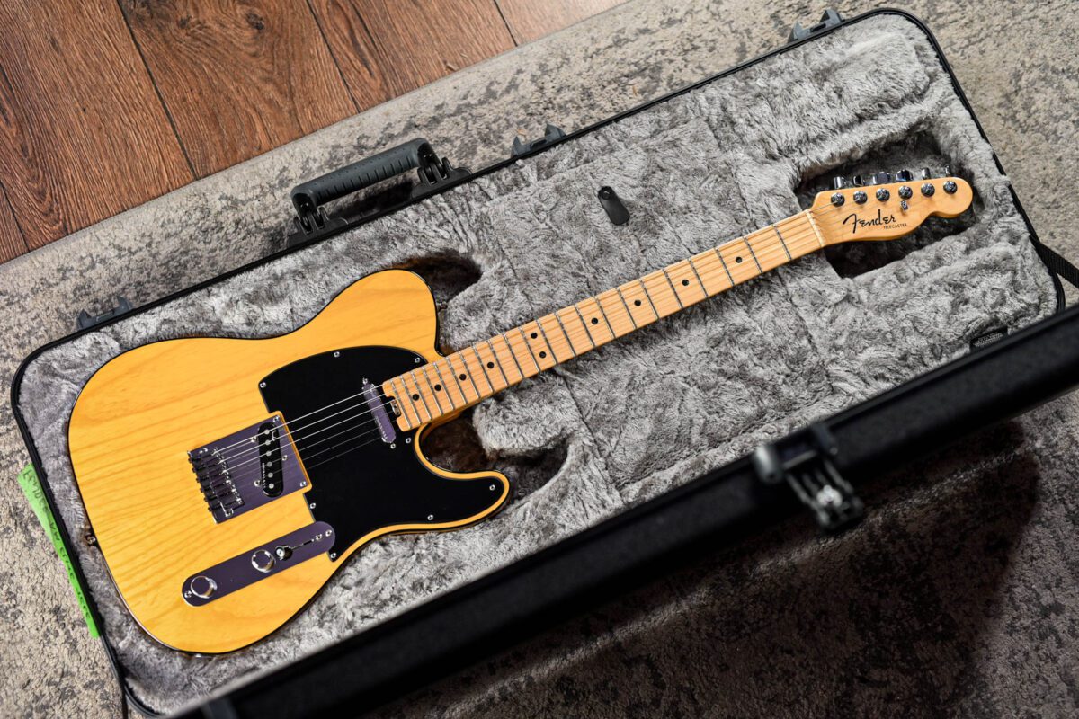 Fender American Elite Telecaster in Butterscotch Blonde - Image 2