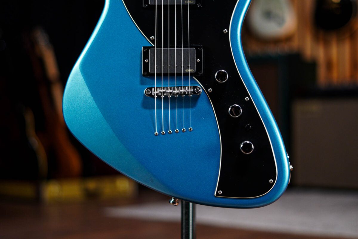 Fender Meteora with EMG Pickups in Lake Placid Blue - Image 2