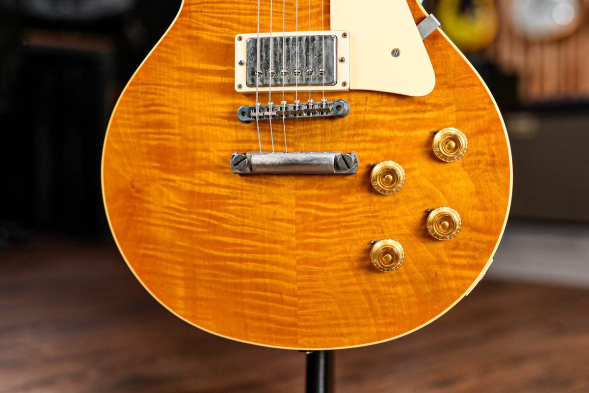 Gibson Custom Shop Les Paul Standard 1959 Reissue in Lemon Burst - Image 7