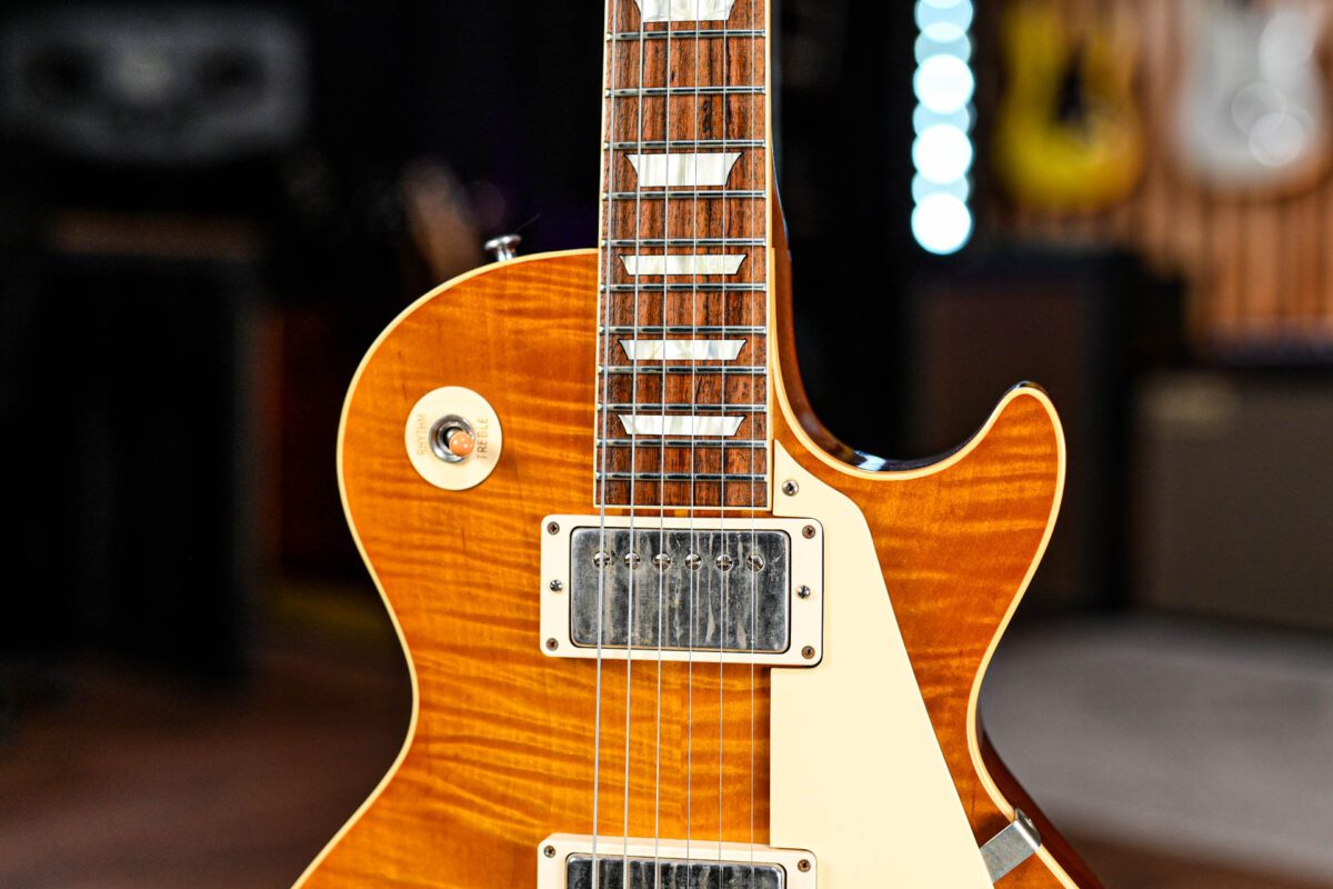Gibson Custom Shop Les Paul Standard 1959 Reissue in Lemon Burst - Image 8
