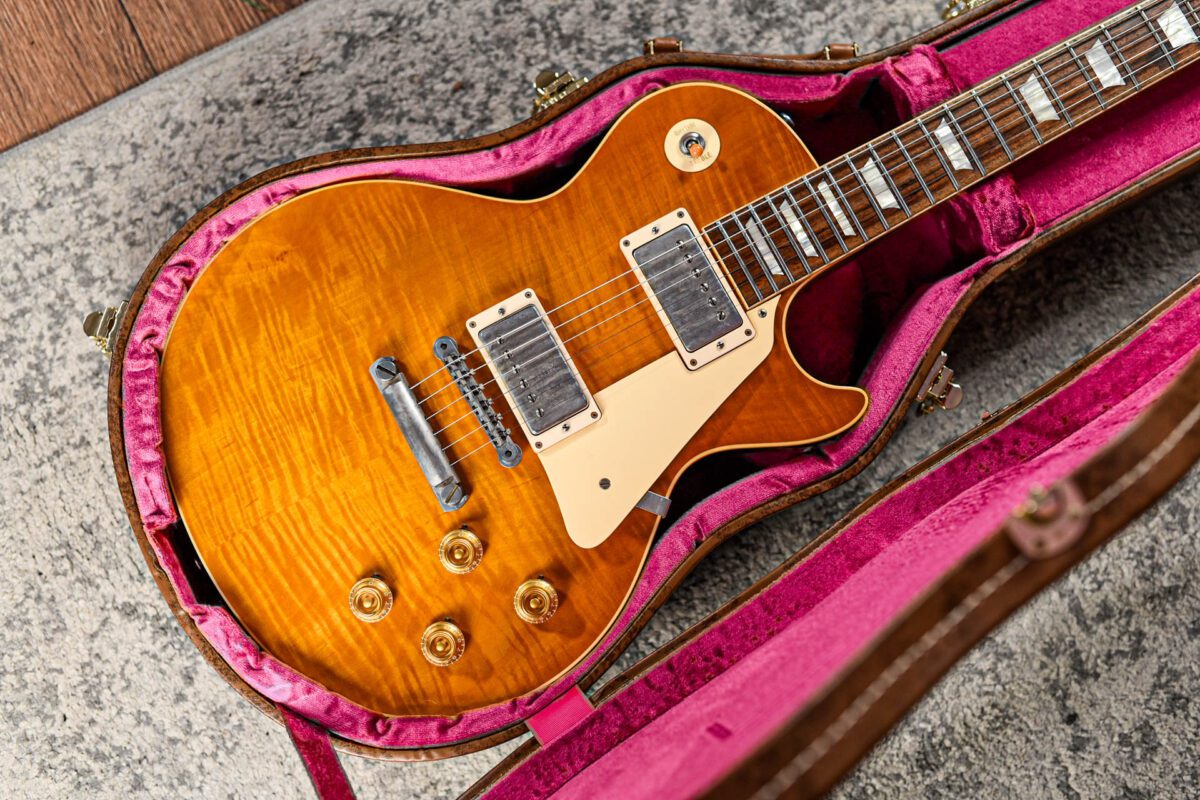 Gibson Custom Shop Les Paul Standard 1959 Reissue in Lemon Burst - Image 13