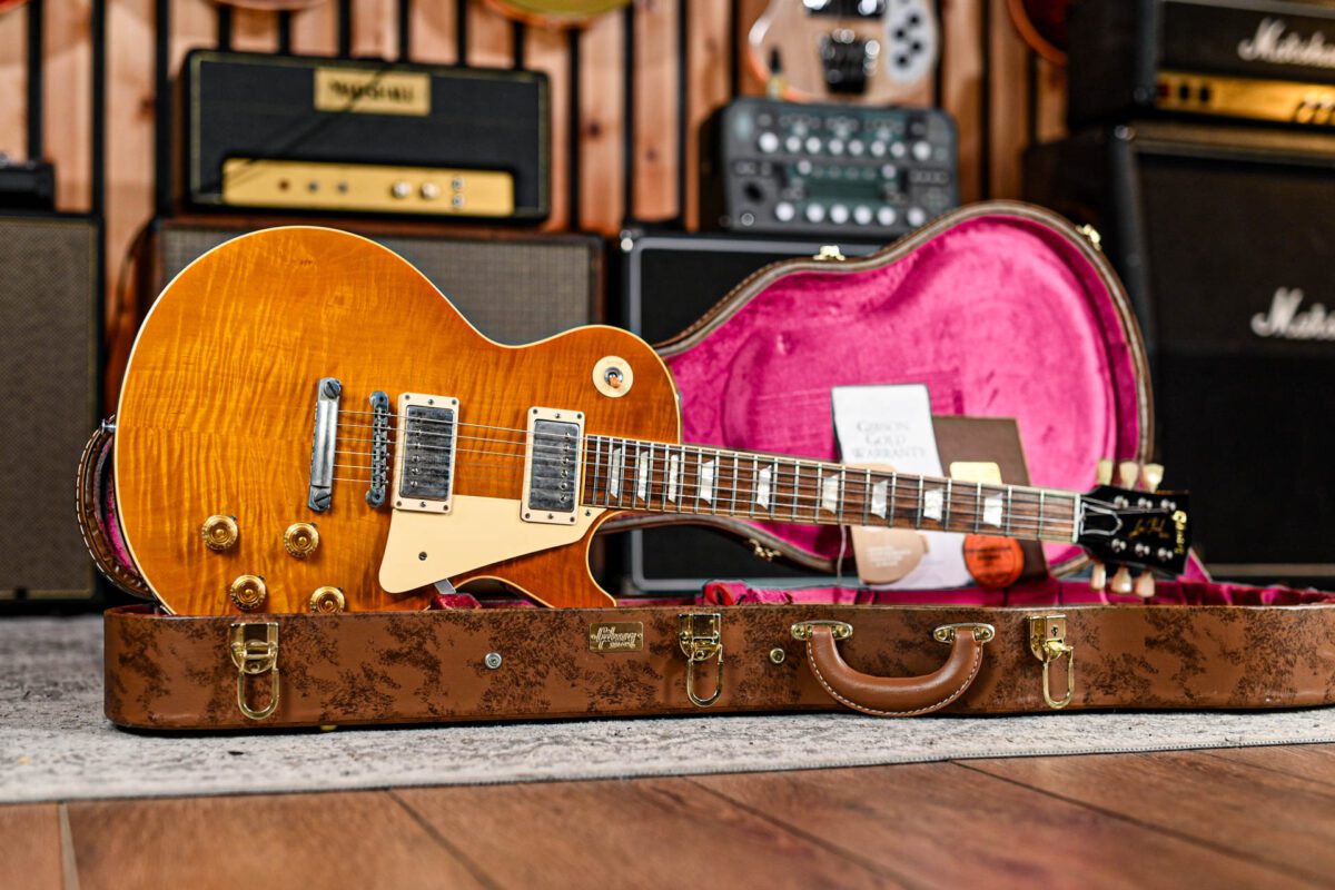 Gibson Custom Shop Les Paul Standard 1959 Reissue in Lemon Burst - Image 3