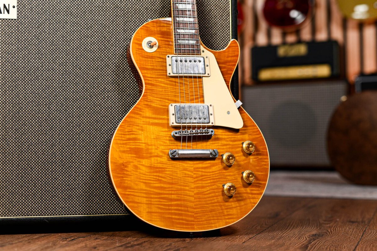 Gibson Custom Shop Les Paul Standard 1959 Reissue in Lemon Burst - Image 6