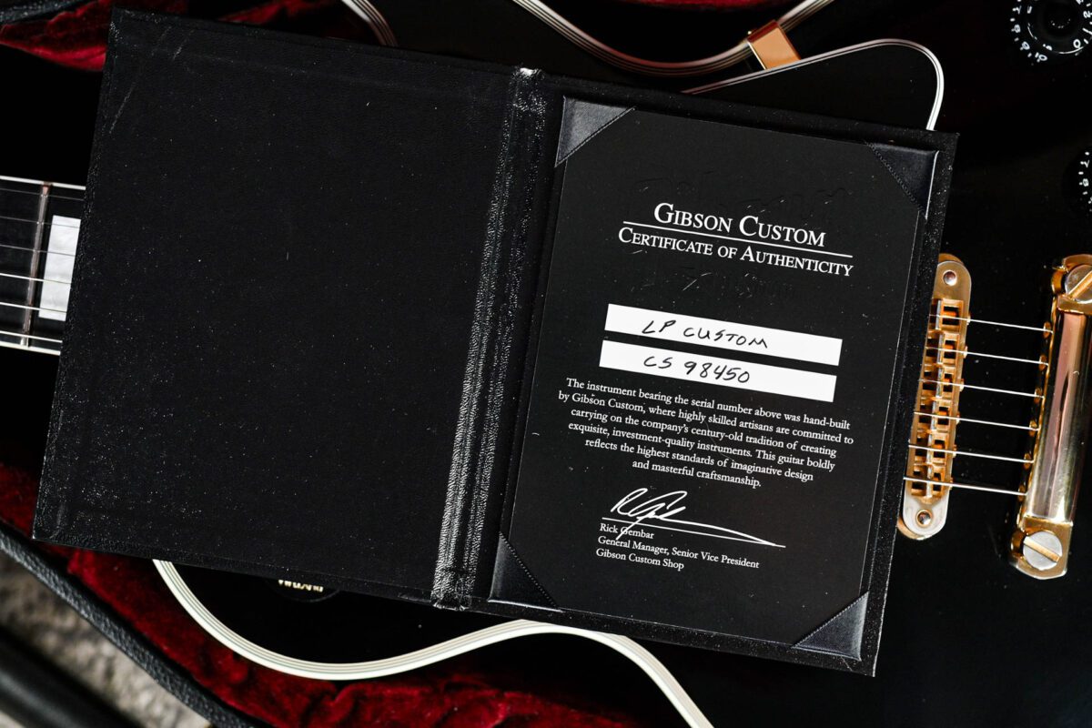 Gibson Les Paul Custom in Ebony - Image 11