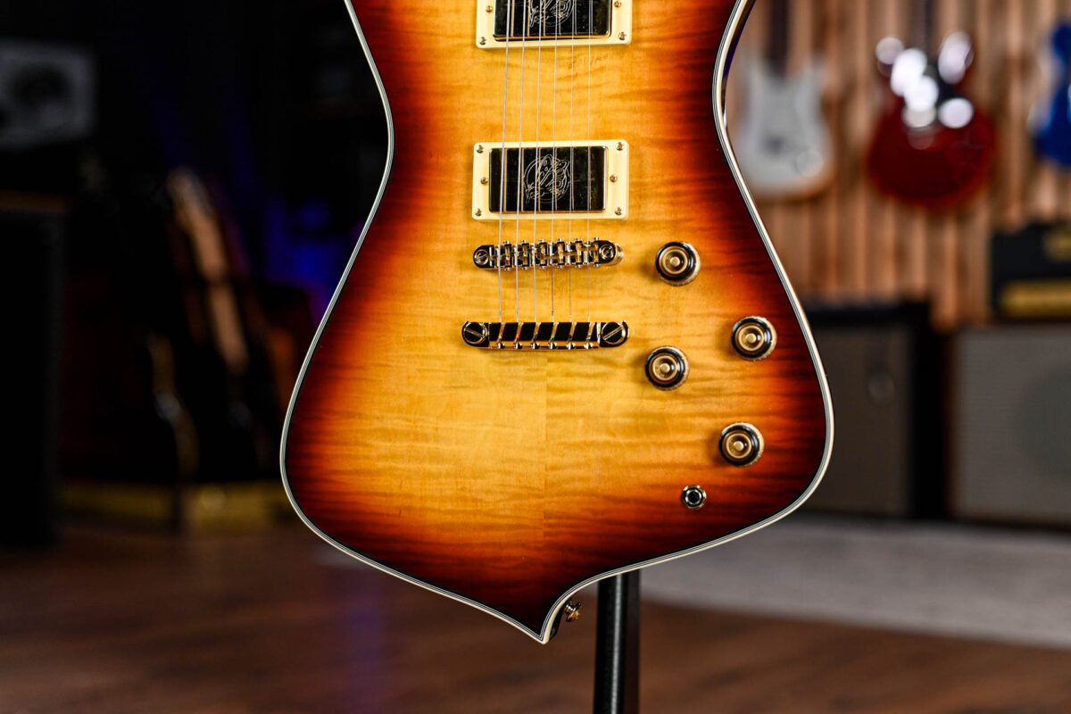 Ibanez IC420FM Iceman in Violin Sunburst - Image 3