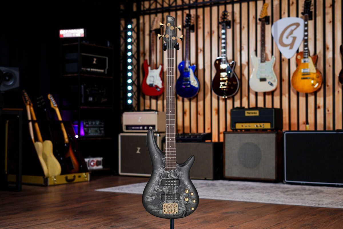 Ibanez SR300EDX Black Ice Frozen Matte - Image 2