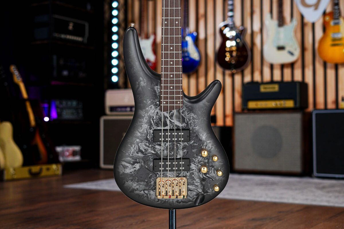 Ibanez SR300EDX Black Ice Frozen Matte