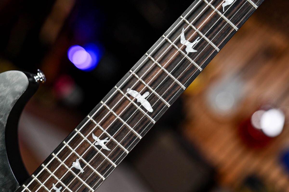 PRS SE 277 Baritone Semi-Hollow Soapbar in Grey Black - Image 5