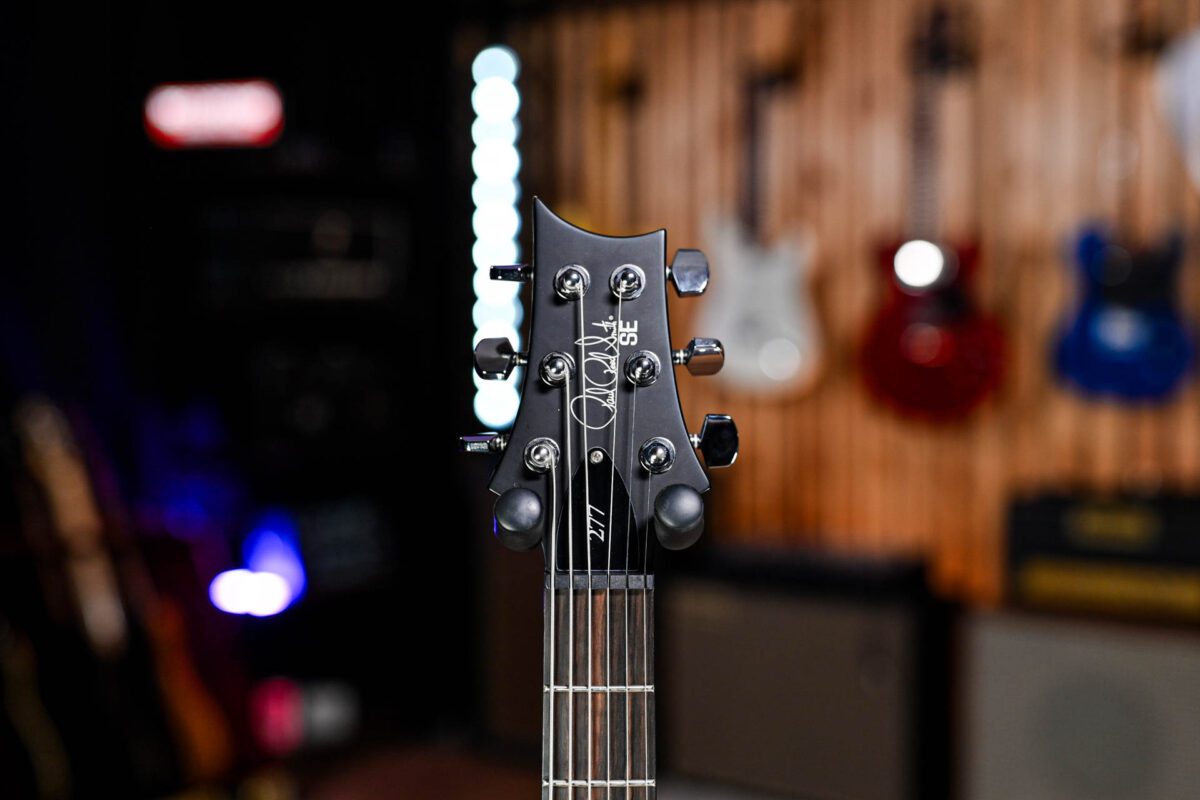 PRS SE 277 Baritone Semi-Hollow Soapbar in Grey Black - Image 6