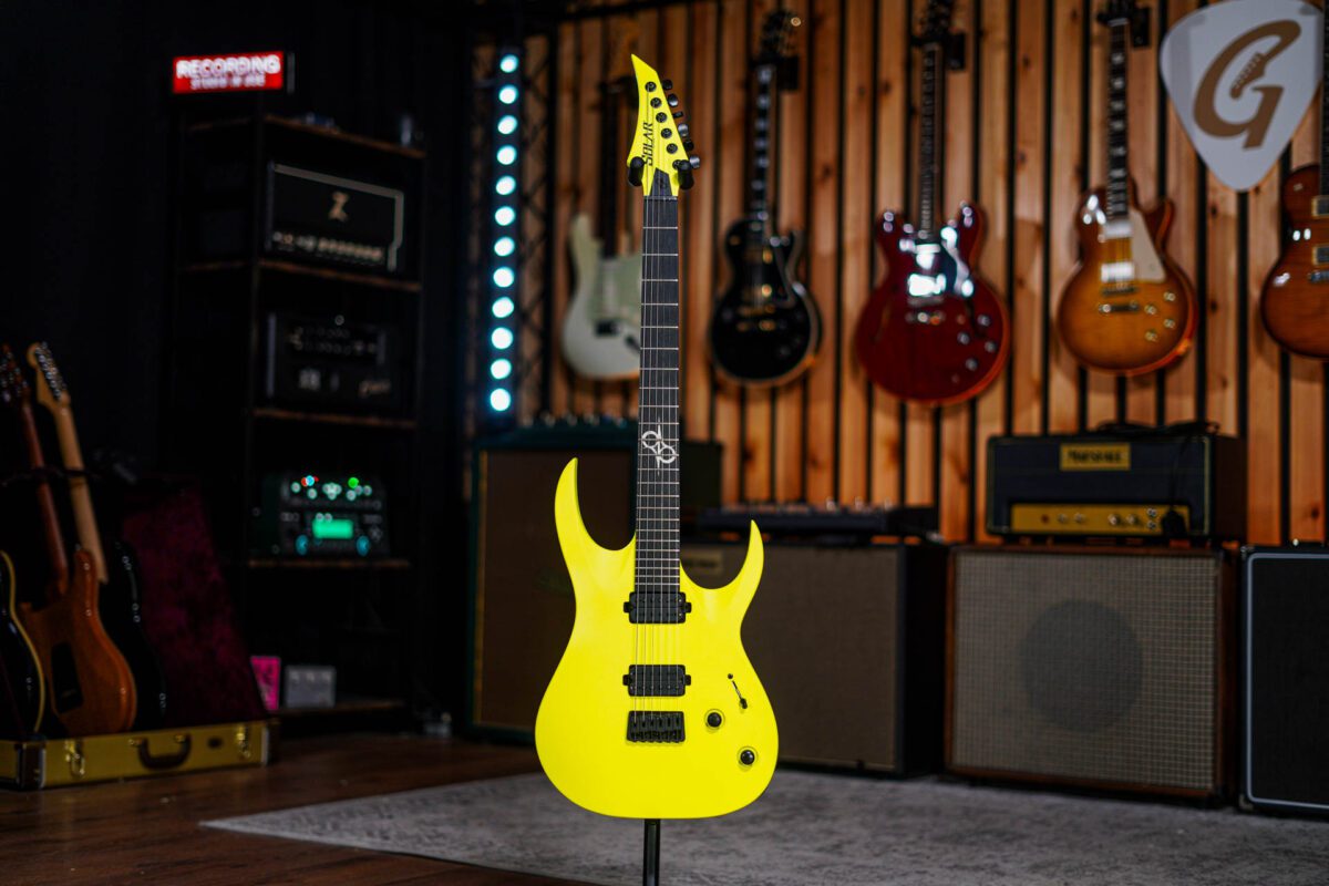 Solar Guitars A2.6LN Lemon Neon Matte #2 - Image 2