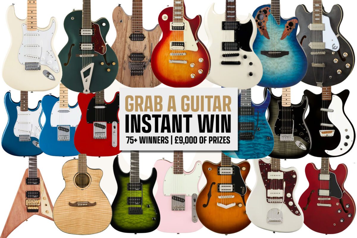 Giant Grab A Guitar Instant Win #3 | £9,000 of prizes!