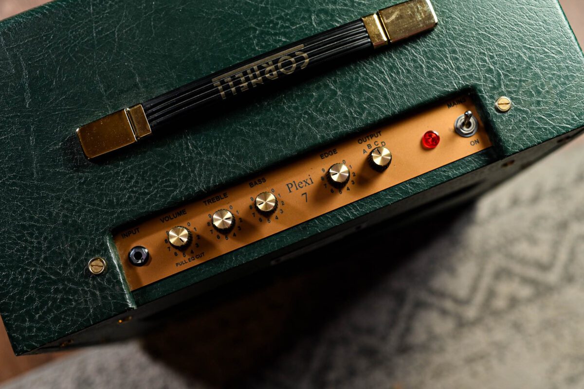 Cornell Plexi 7 Mk 1 Valve Combo in British Racing Green - Image 4