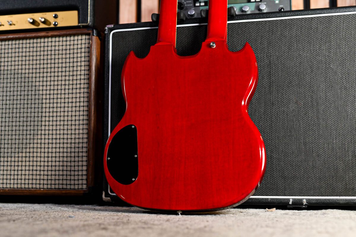 Epiphone G-1275 Double Neck SG in Cherry - Image 9