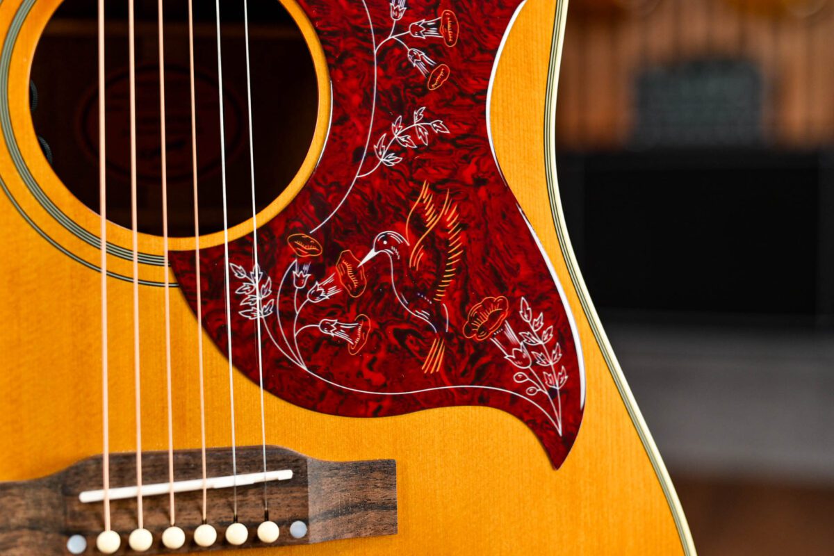 Epiphone Inspired by Gibson Hummingbird in Aged Natural Antique Gloss - Image 6