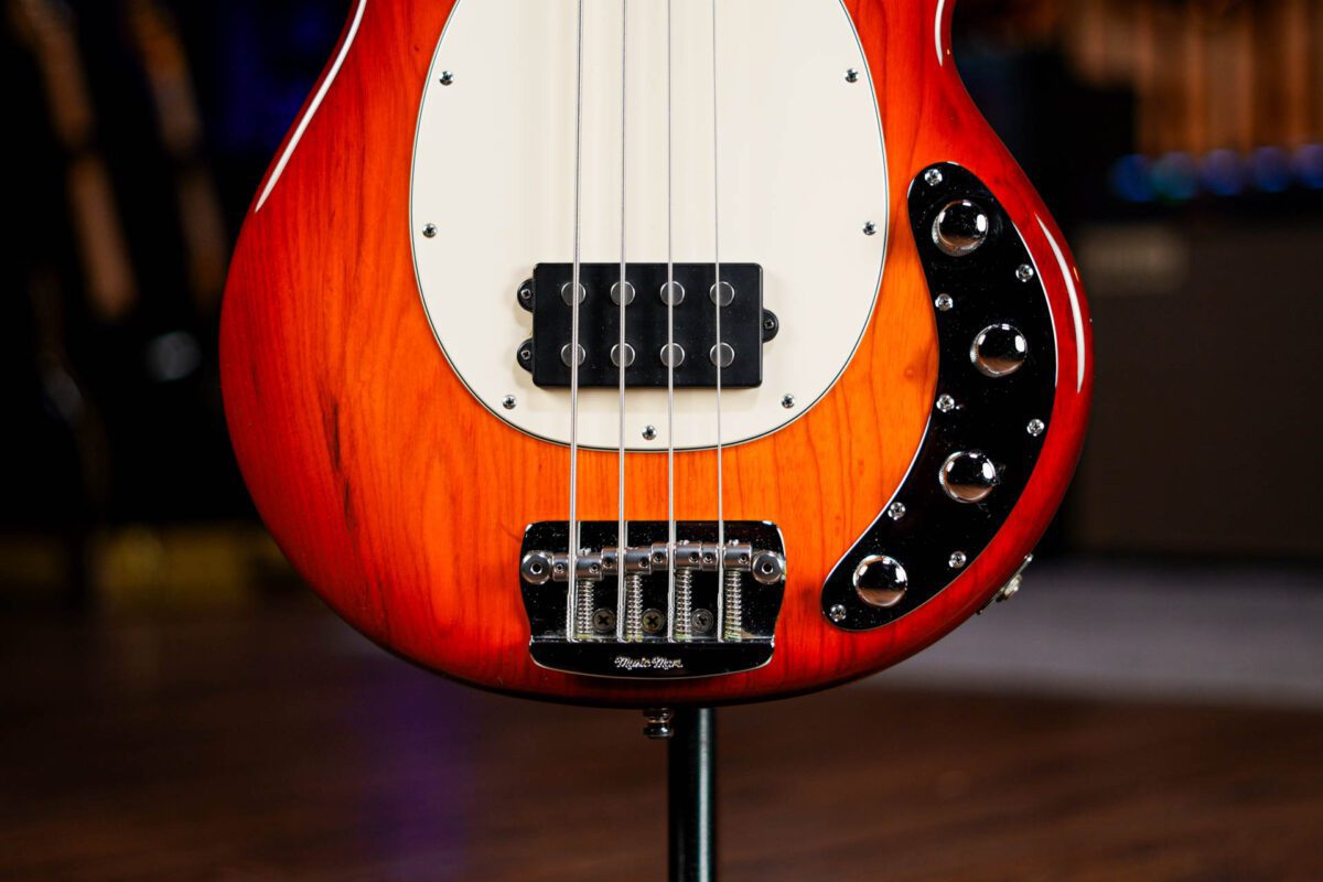 Ernie Ball Music Man Stingray in Honeyburst - Image 3