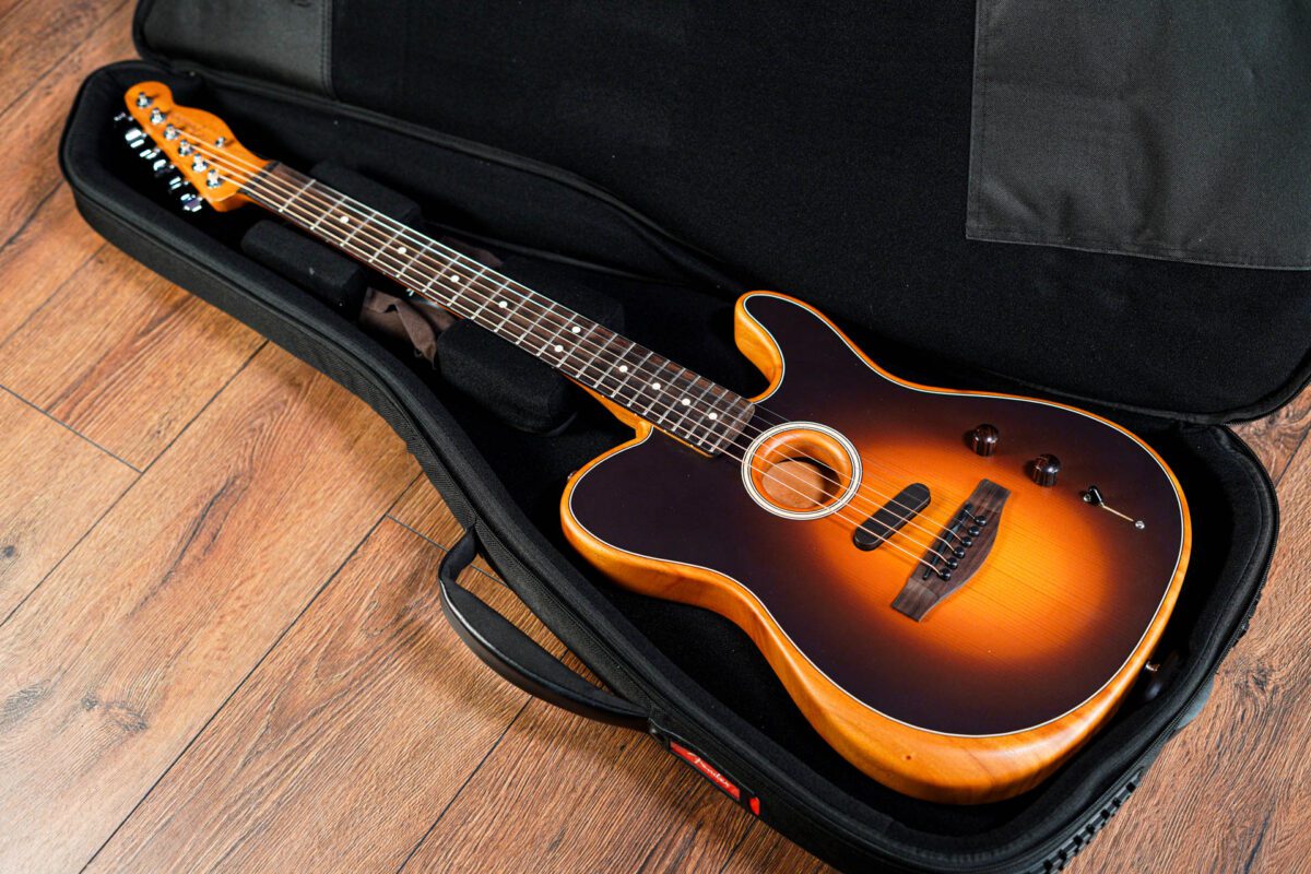Fender Player Acoustasonic Telecaster in Shadow Burst - Image 2