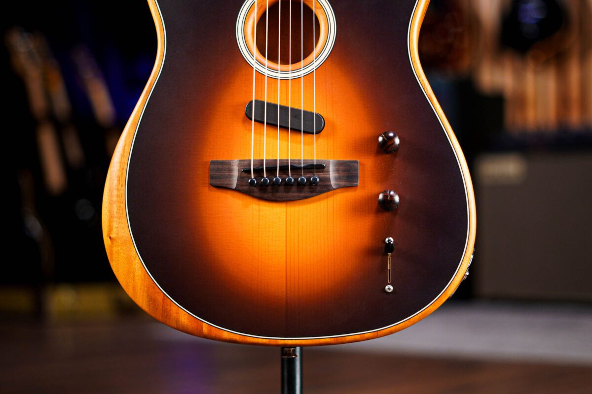 Fender Player Acoustasonic Telecaster in Shadow Burst - Image 3