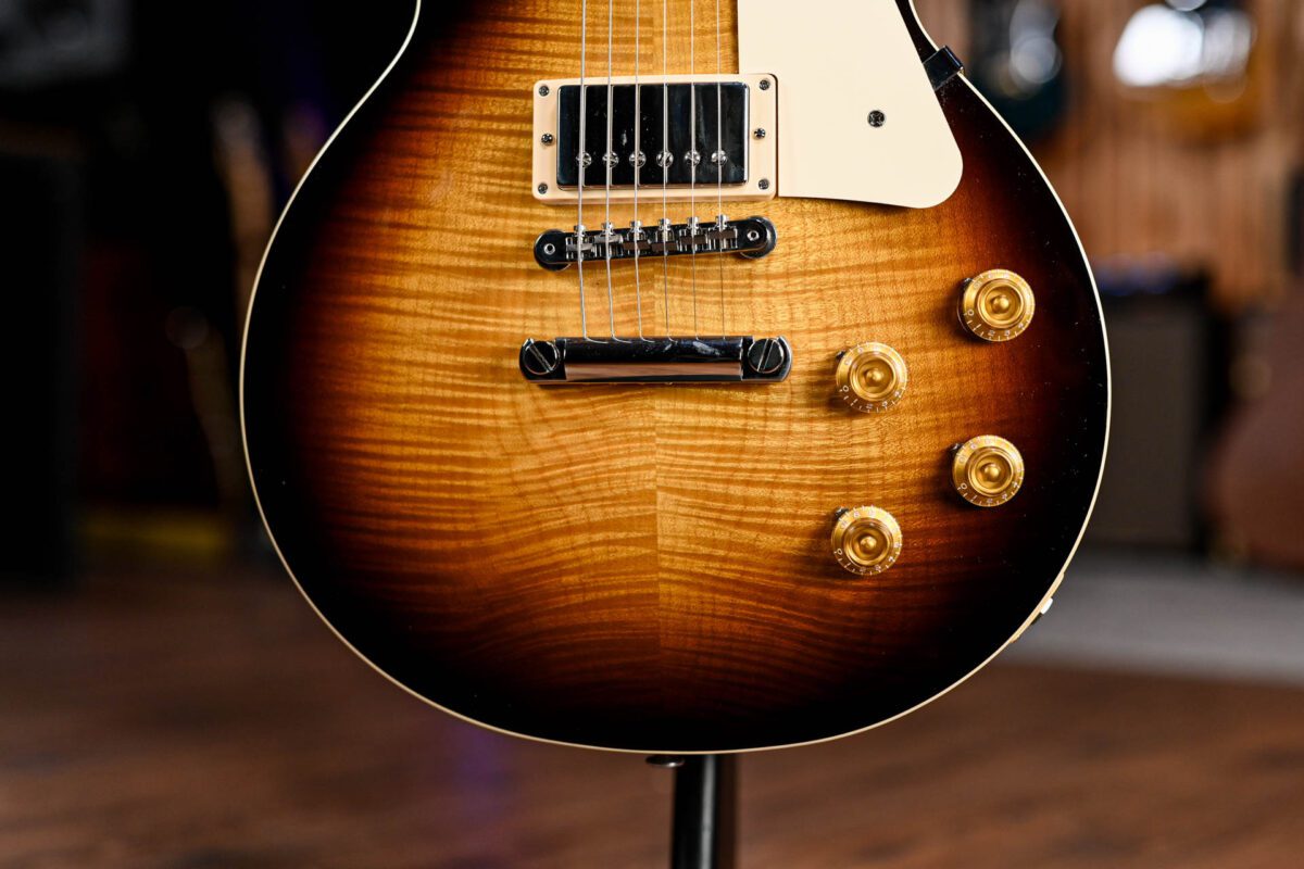 Gibson Les Paul Standard 50’s Figured Top in Tobacco Burst - Image 5