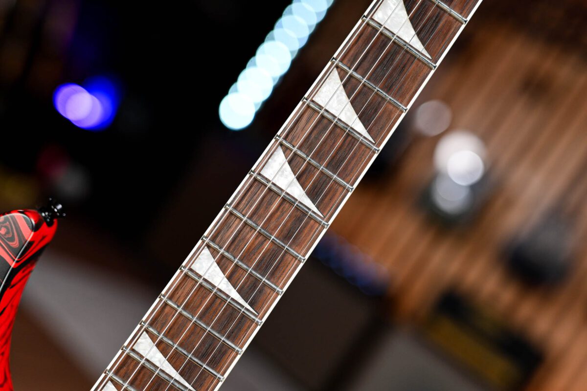Jackson X Series Soloist SLX DX Swirl in Satin Red Swirl - Image 5