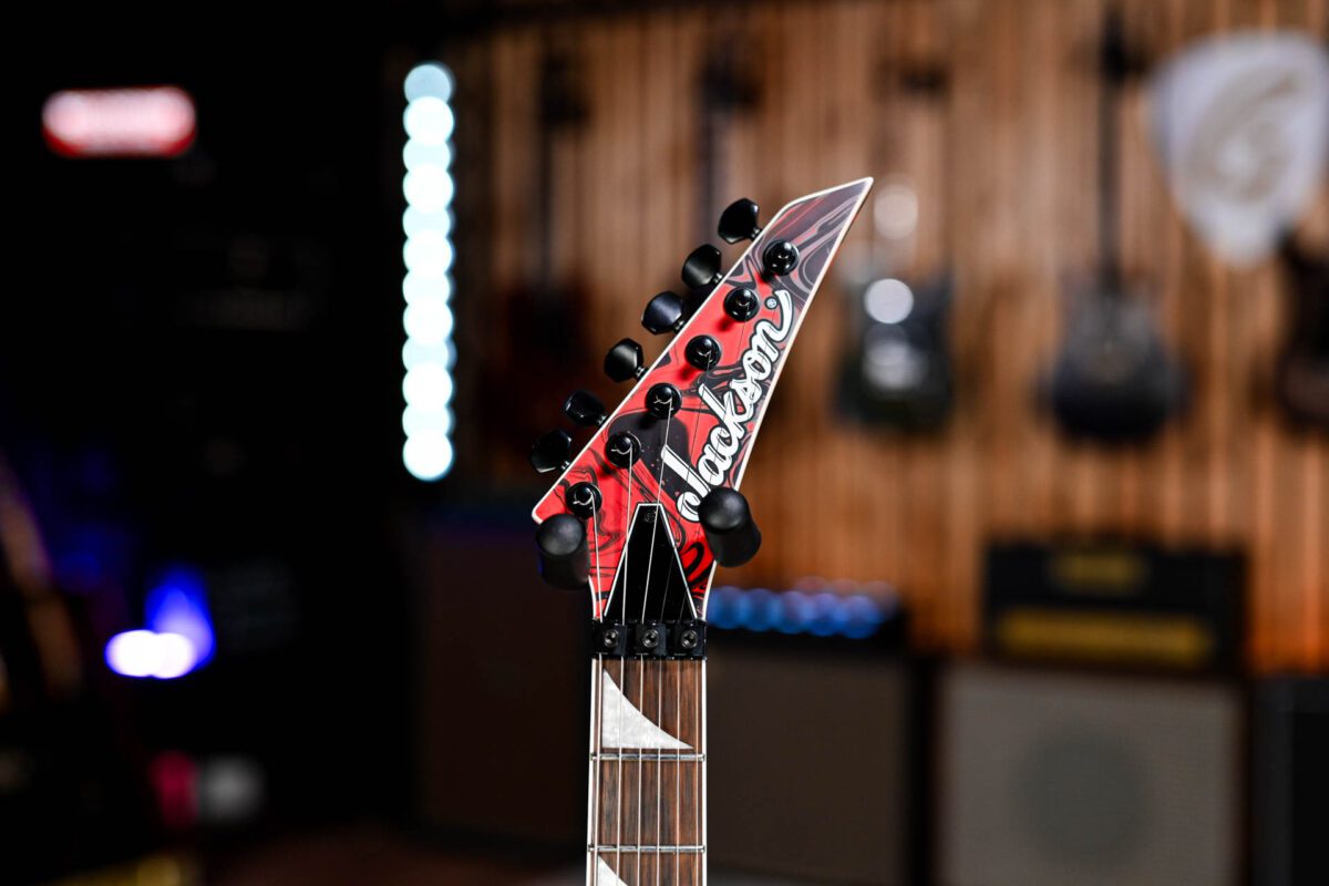 Jackson X Series Soloist SLX DX Swirl in Satin Red Swirl - Image 6