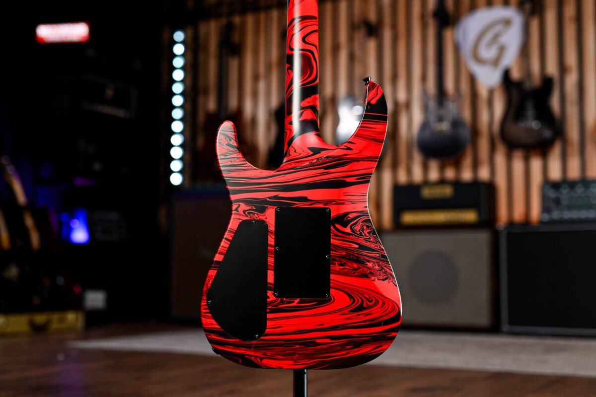 Jackson X Series Soloist SLX DX Swirl in Satin Red Swirl - Image 8
