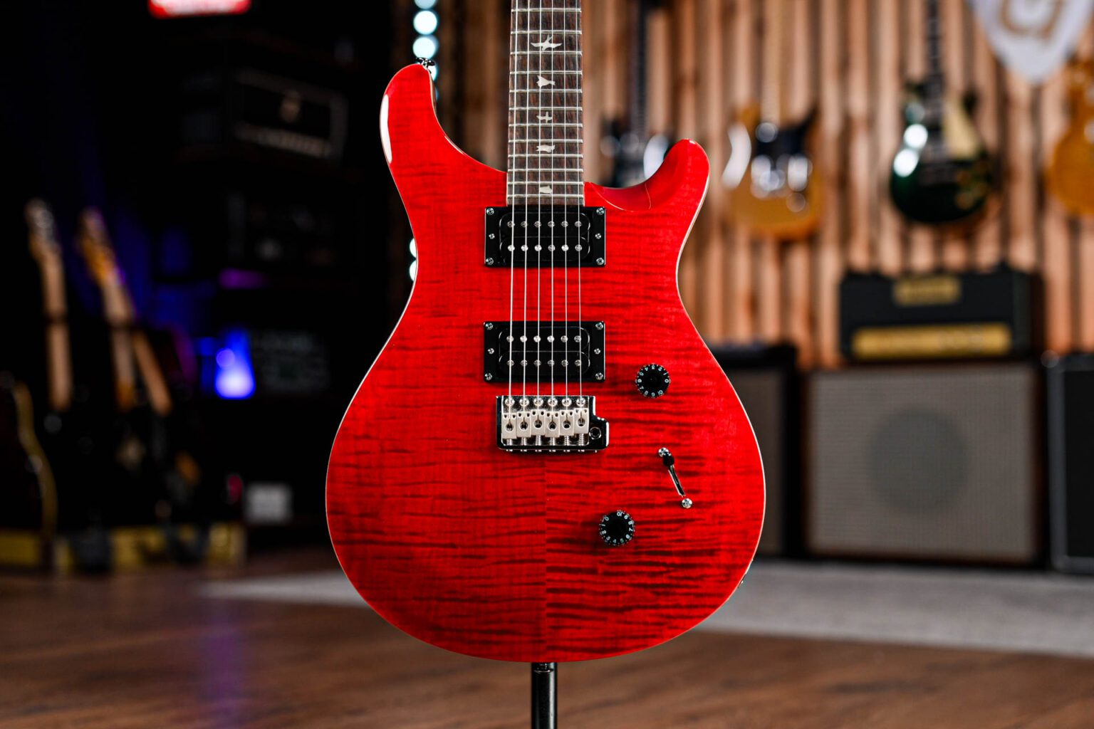PRS SE Custom 24 in Ruby Red - Guitar Gear Giveaway