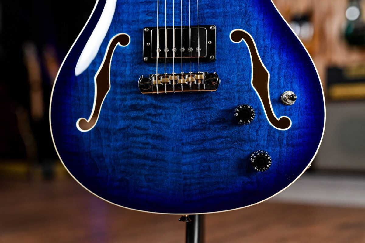 PRS SE Hollowbody II Faded Blue Burst - Image 3
