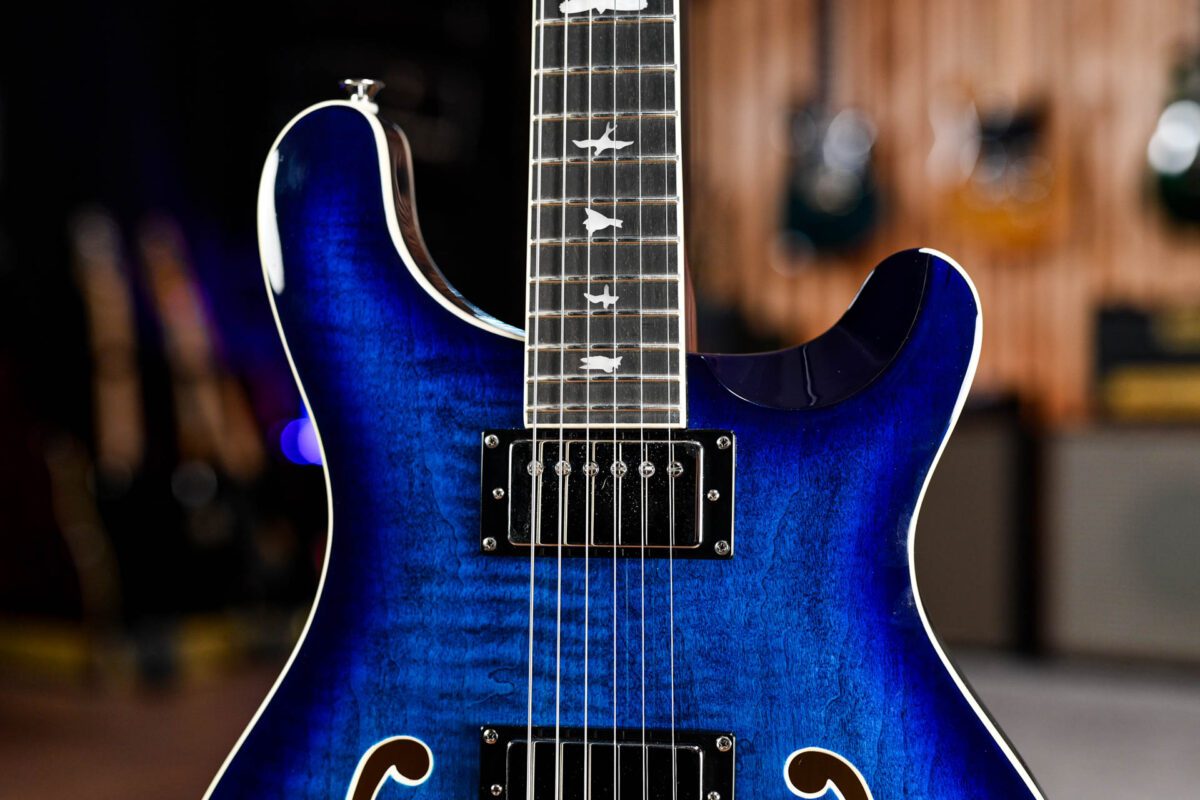 PRS SE Hollowbody II Faded Blue Burst - Image 4