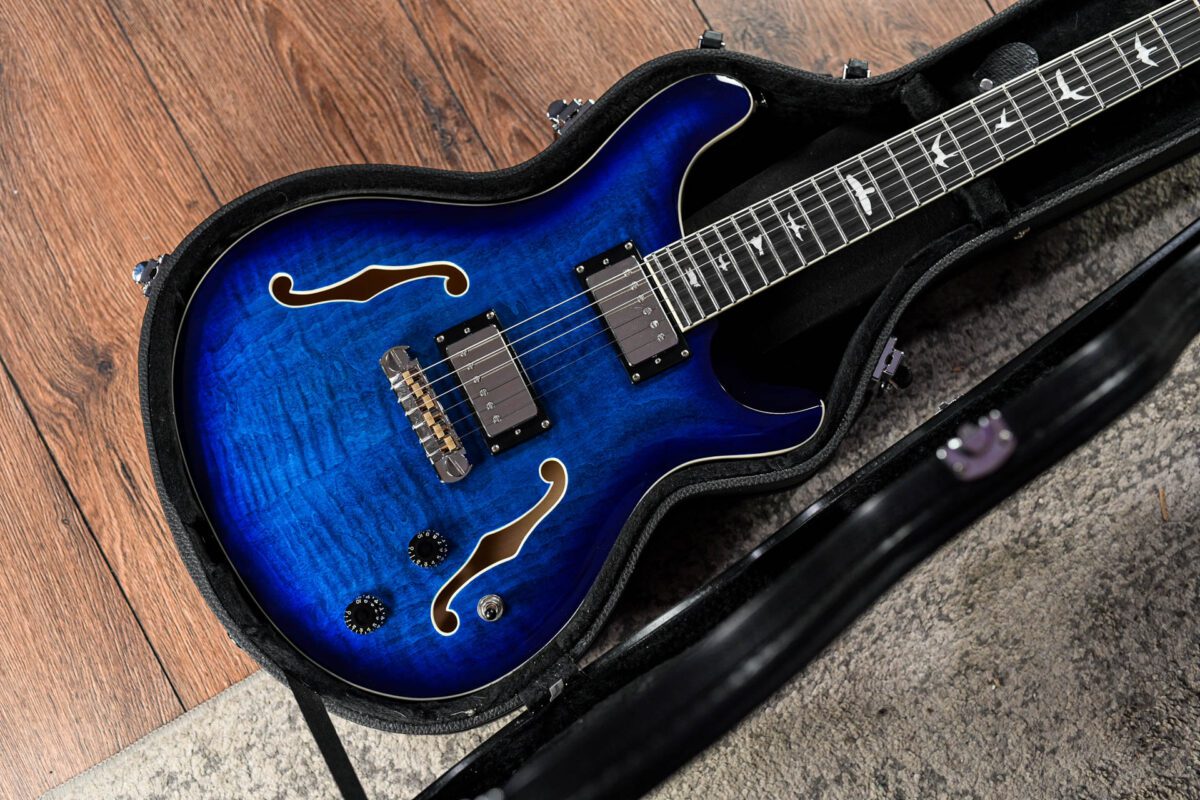 PRS SE Hollowbody II Faded Blue Burst - Image 9