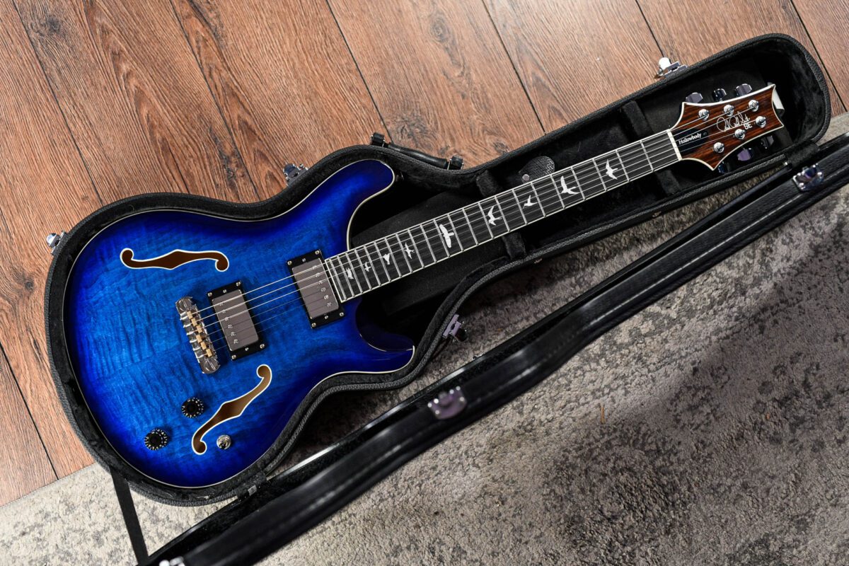 PRS SE Hollowbody II Faded Blue Burst - Image 2