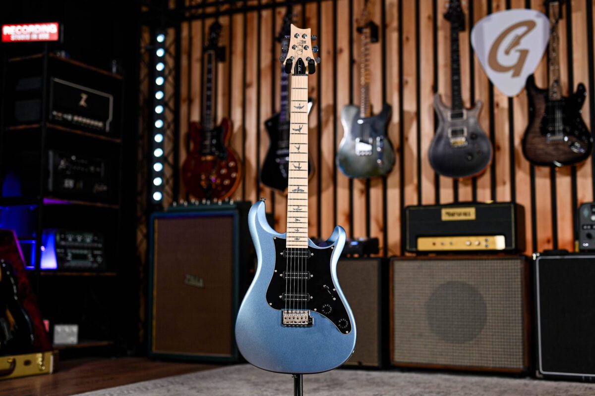 PRS SE NF3 in Ice Blue Metallic Maple Fingerboard - Image 2
