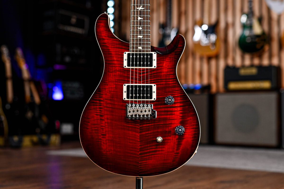 PRS USA CE24 Fire Red Burst