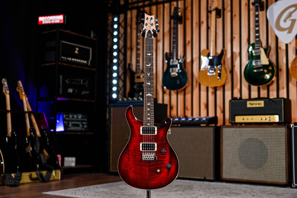 PRS USA CE24 Fire Red Burst - Image 2