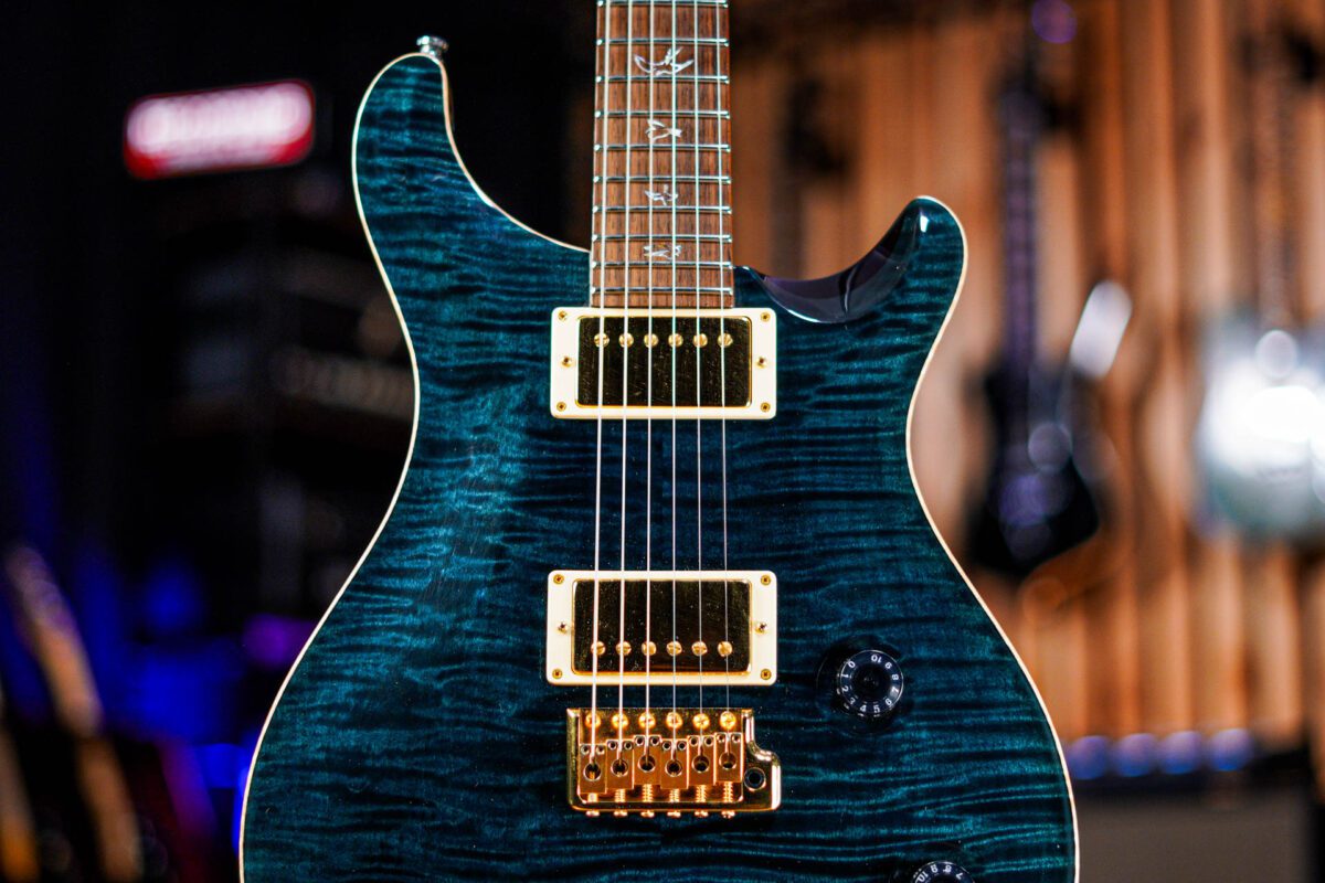PRS USA Custom 22 10 Top in Black Slate - Image 9