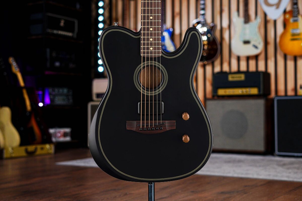 Fender Acoustasonic Standard Telecaster Black #2
