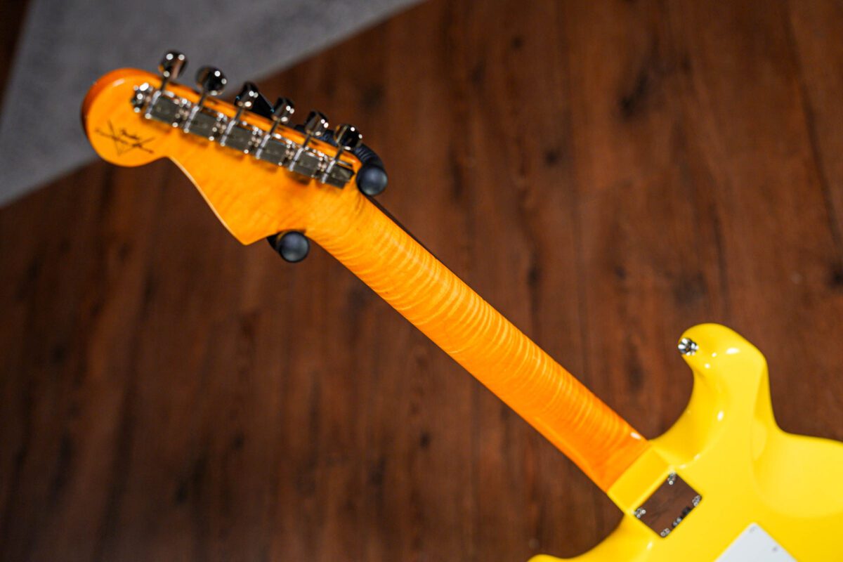 Fender Custom Shop '62 Reissue Stratocaster NOS Flamethrower in Grafitti Yellow - Image 3