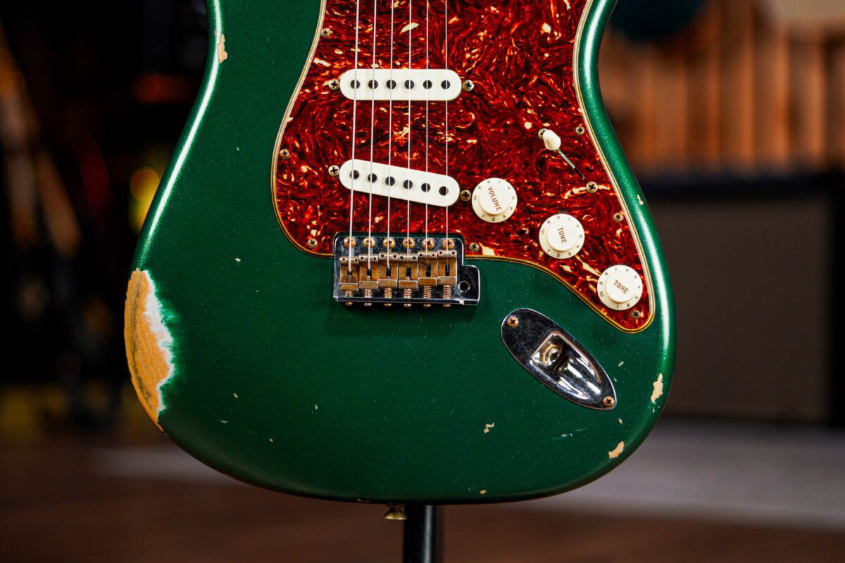 Fender Custom Shop 62 Stratocaster Relic in Mystic Pine Green - Image 7