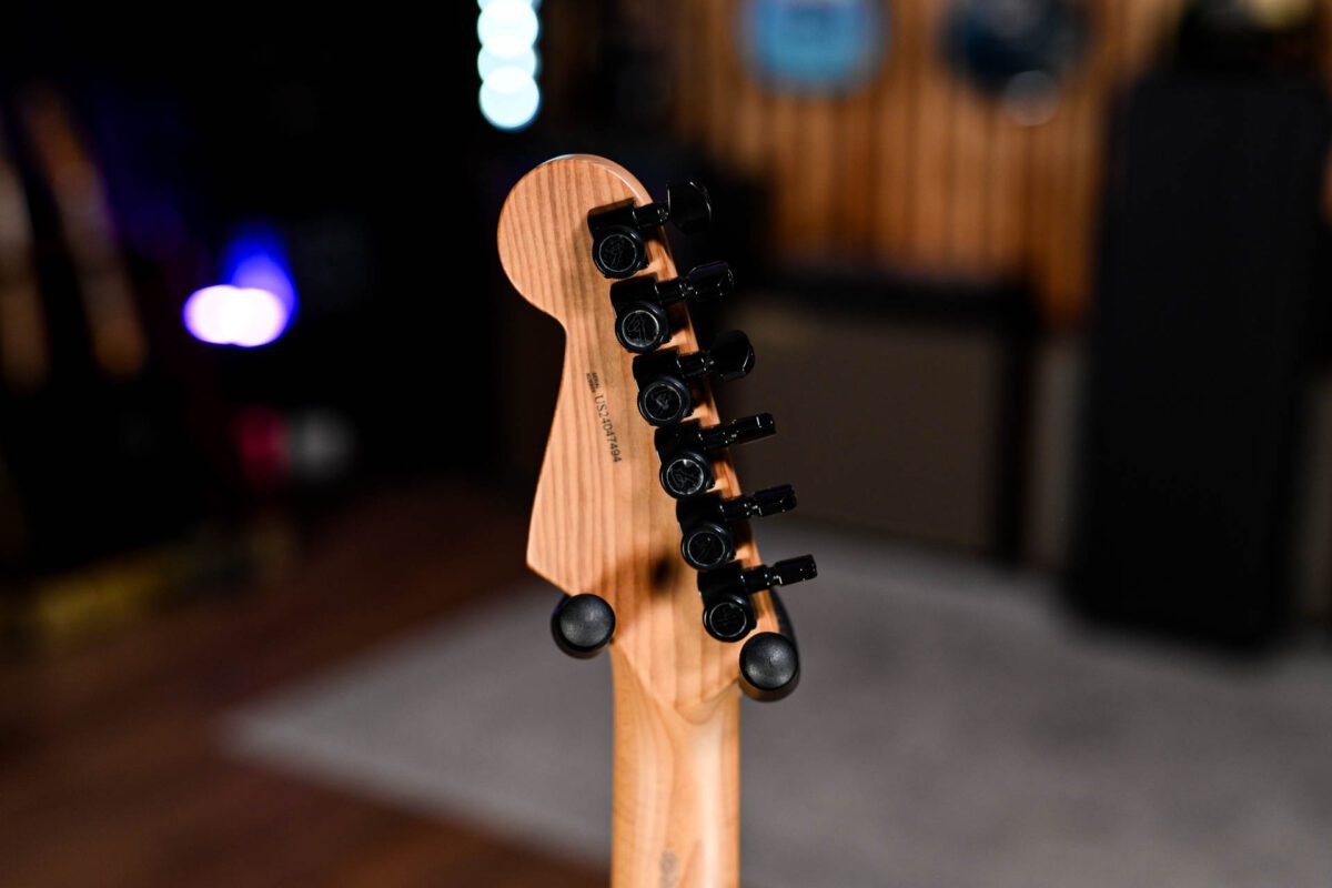 Fender Limited American Pro II Sandblasted HSS Stratocaster in Transparent Smoke - Image 5