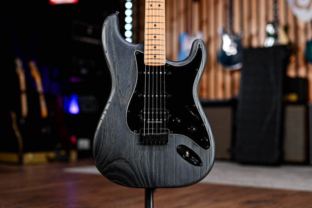 Fender Limited American Pro II Sandblasted HSS Stratocaster in Transparent Smoke