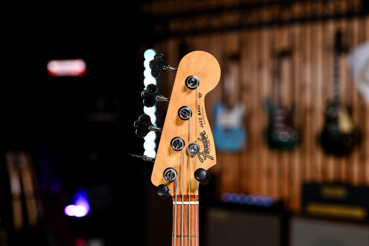 Fender Vintera Jazz Bass in Firemist Gold - Image 6
