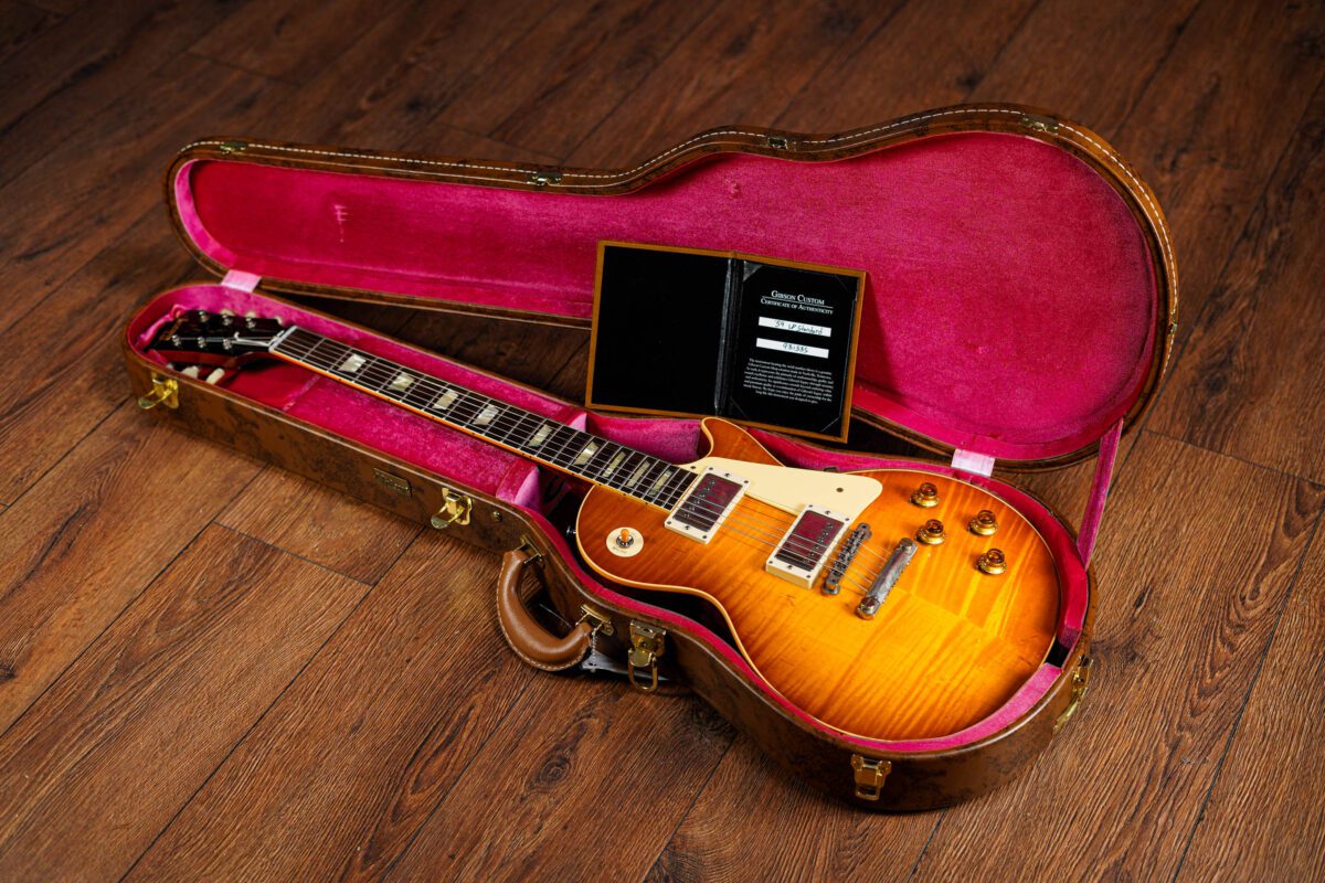 Gibson Custom Shop Les Paul VOS 1959  in Golden Poppy - Image 8