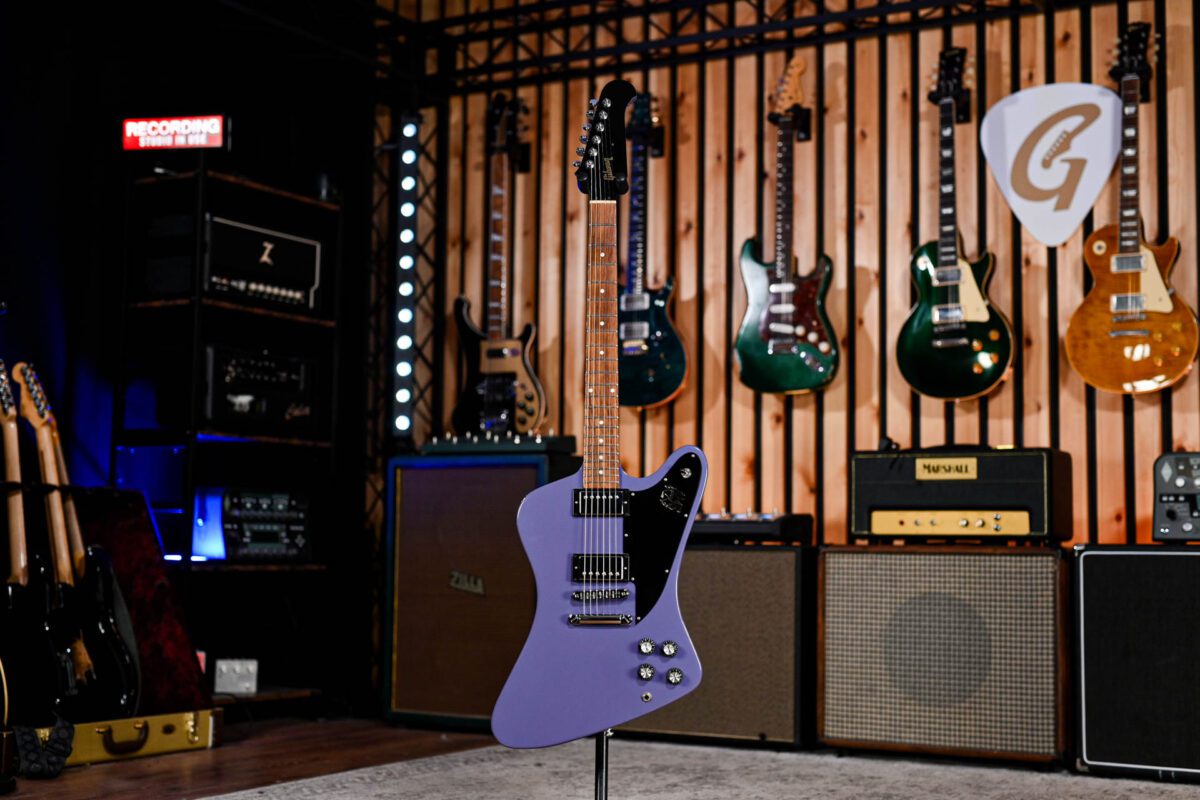 Gibson Firebird Studio in Heather - Image 3