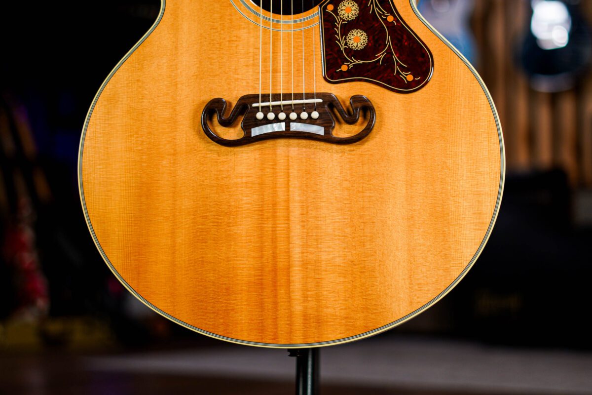 Gibson USA J-200 Acoustic in Natural - Image 5