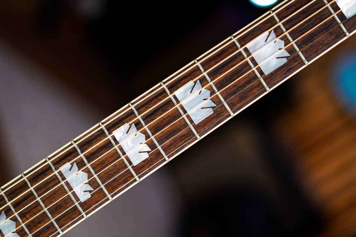 Gibson USA J-200 Acoustic in Natural - Image 7