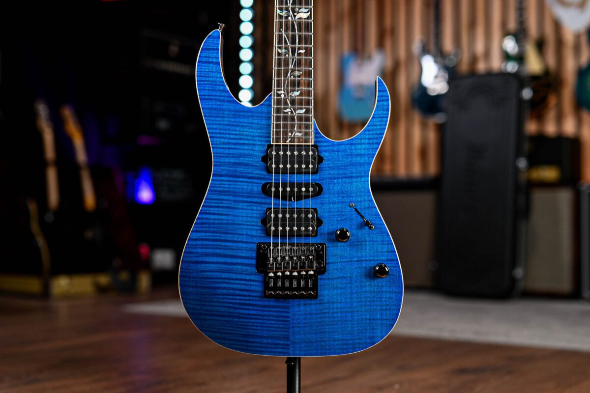 Ibanez J Custom RG8750 in Royal Blue Sapphire