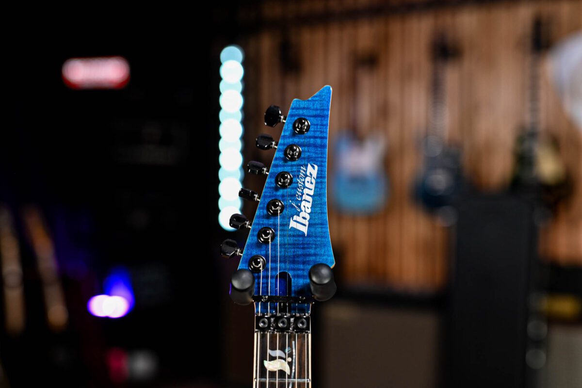 Ibanez J Custom RG8750 in Royal Blue Sapphire - Image 7