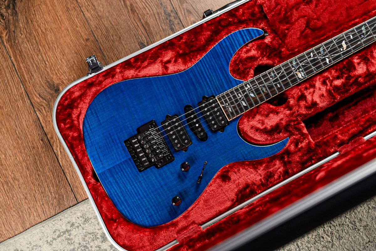 Ibanez J Custom RG8750 in Royal Blue Sapphire - Image 10