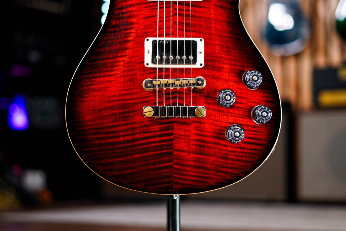 PRS McCarty 594 Double Cut in Fire Red Burst - Image 4